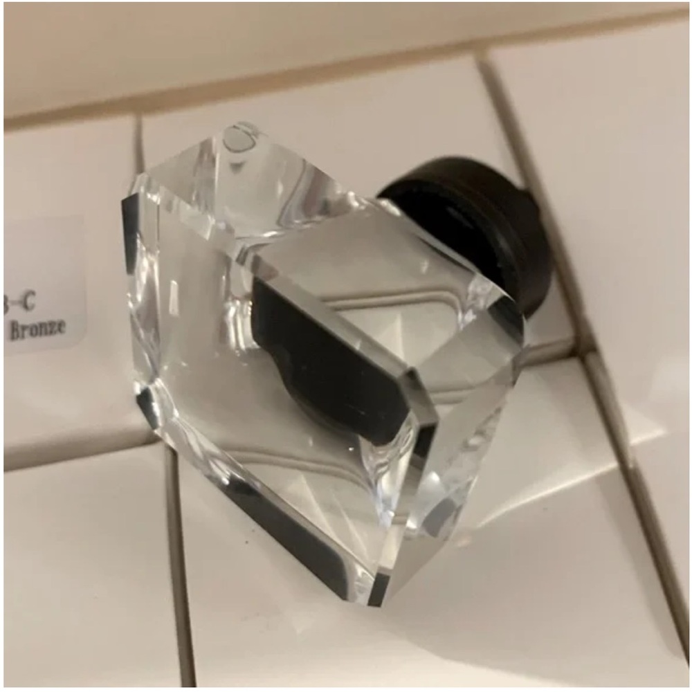 New Crystal Dresser Knobs Oil Rubbed Bronze Set of 15